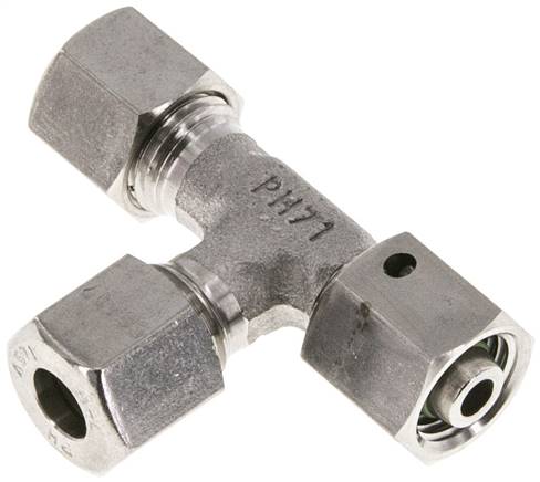 Einstellb. L-Schneidringverschraubung 8 L (M14x1,5), 1.4571, mit Dichtkegel und O-Ring
