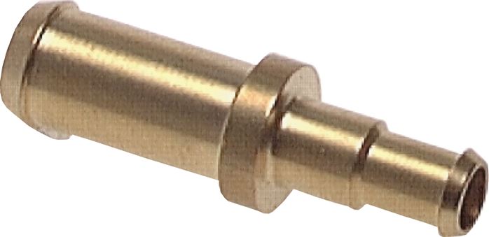 Gerader Steckanschluss 4mm-3mm innen, Messing