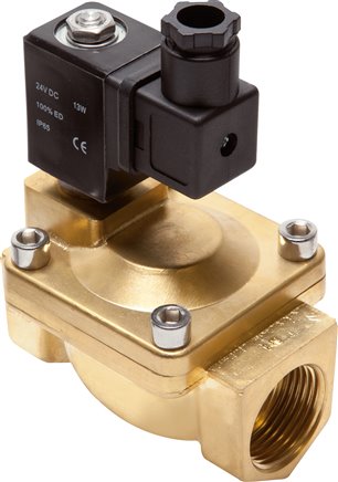 2/2-Wege Messing-Magnetventil G 1-1/4" 230 V Eco
