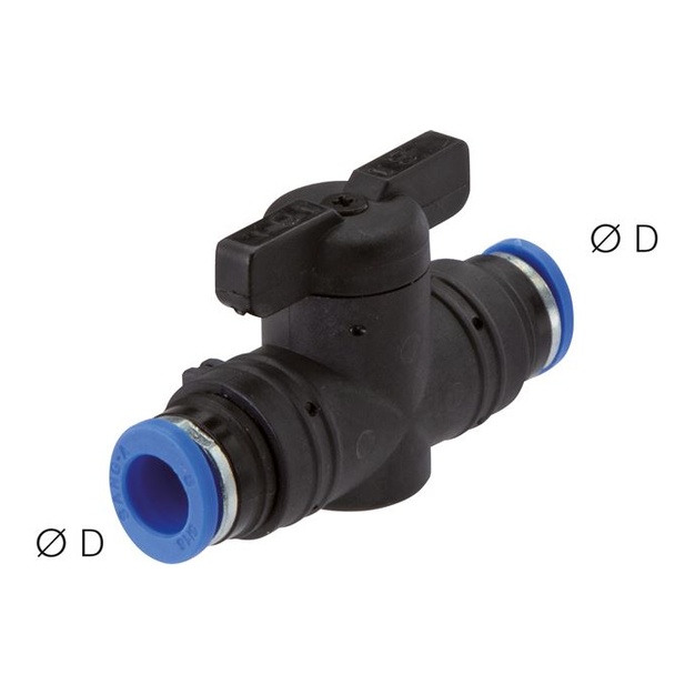 Rubinetto di arresto 8 mm, standard IQS