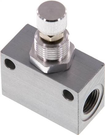 Block-Drosselrückschlagventil, G 1/8", Standard