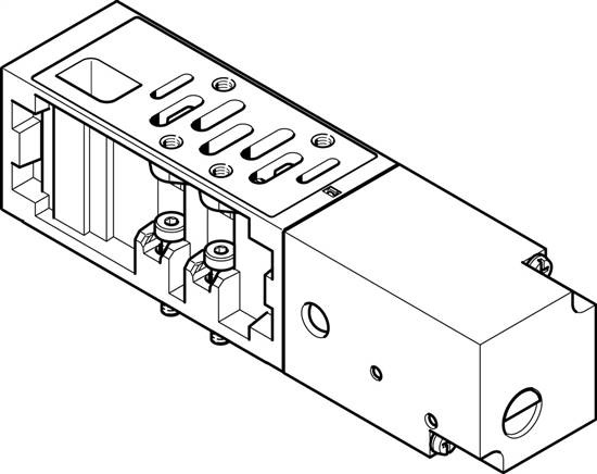 FESTO VABF-S1-2-L1D1-C (555790) Vertikal-Drucksperrplatte
