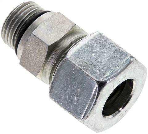 Gerade Schneidringverschr. UNF 3/4"-16-16 S (M24x1,5), Stahl verzinkt