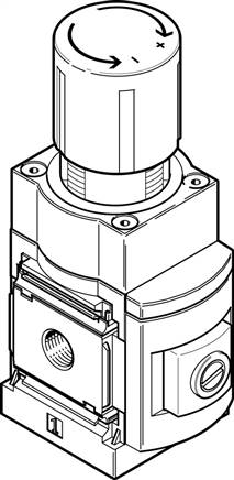 FESTO MS6-LRP-1/4-D7-A8 (538010) Präzisions-Druckregelventil