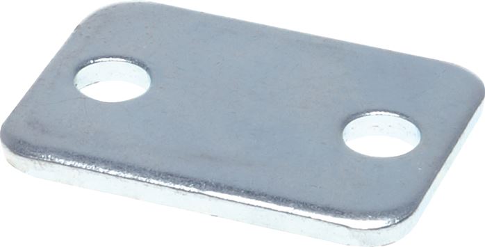 Deckplatte, Edelstahl, Baugröße 1, leichte Baureihe