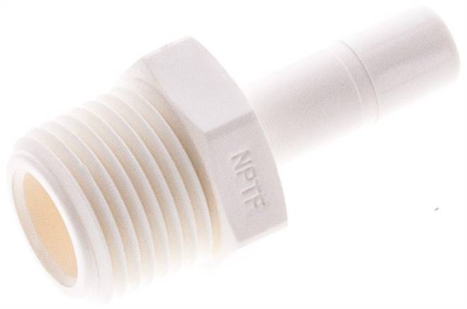 Einschraubtülle NPT 3/8"-5/16" (7,94 mm) Stecknippel, IQS-LE (EPDM-Dichtung)