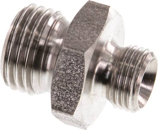 Doppelnippel G 1/4"-G 1/8", 1.4571