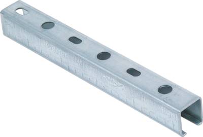 Montageschiene MS 28/30, 2 mtr., Stahl verzinkt