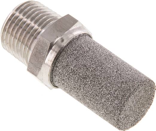 Schalldämpfer NPT 1/2", Edelstahl