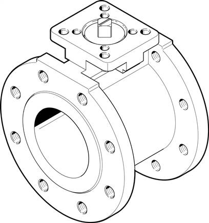 FESTO VZBC-80-FF-16-22-F07-V4V4T (1692208) Kugelhahn