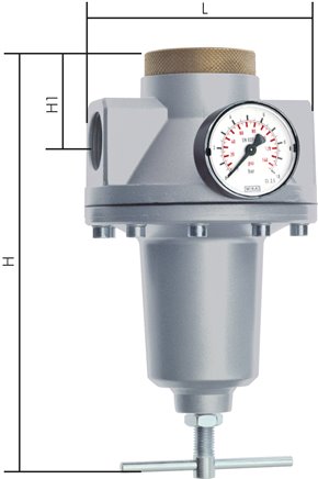 Druckregler G 1-1/2", 0,2 - 6 bar, Baureihe Standard 7