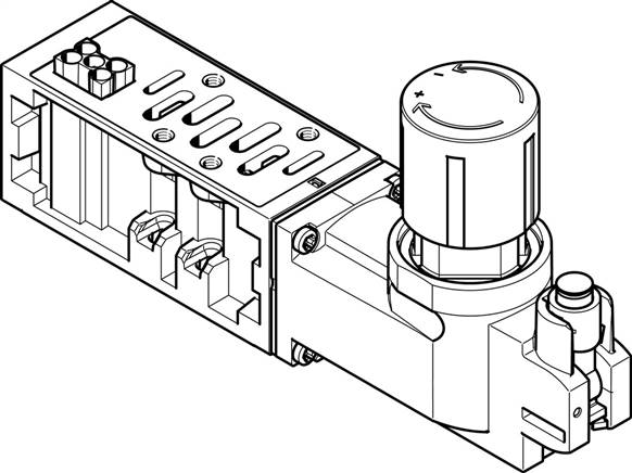 FESTO VABF-S2-2-R1C2-C-10 (555772) Reglerplatte