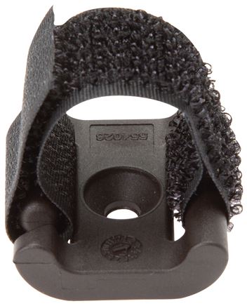 Klettbandhalter für Schläuche 6 - 60 mm, T-Nut-Montage