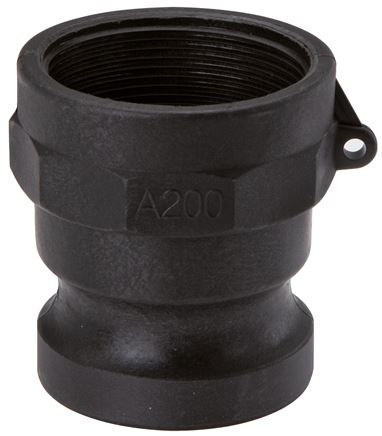 Kamlock-Stecker (A) Rp 2"(IG), Polypropylen