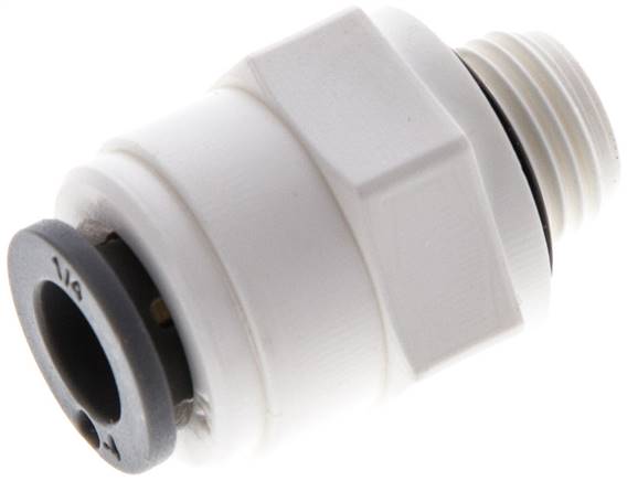 Gerader Steckanschluss G 1/8"-1/4" (6,35 mm), IQS-LE (EPDM-Dichtung)