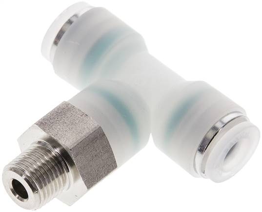 T-Steckanschluss R 1/8"-6mm, IQS-PVDF