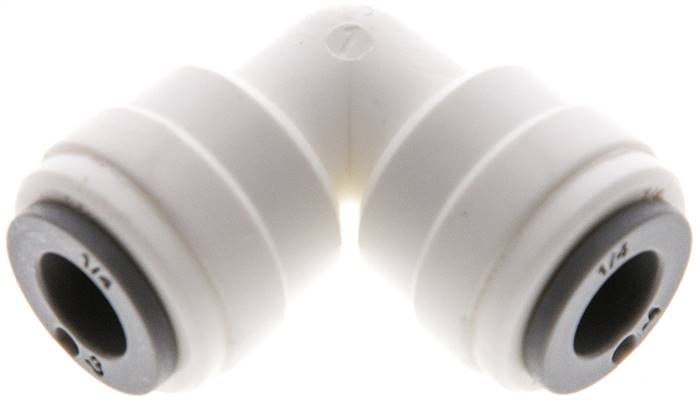 Winkel-Steckanschluss 1/4" (6,35 mm)-1/4" (6,35 mm), IQS-LE (EPDM-Dichtung)