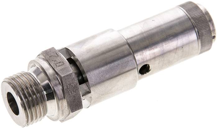 TÜV-Sicherheitsventil G 1/2" (DN10), 7,00 bar, 1.4571