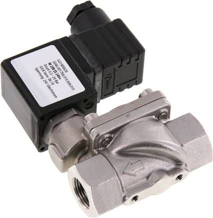 2/2-Wege ES-Magnetventil G 3/8", 0,3 - 20 bar, stromlos geöffnet (NO) 230V