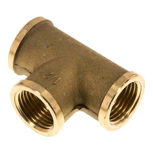 Raccordo a T G 1/2" (IG), ottone