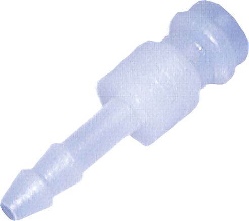 Kupplungsstecker (NW5) 6 (1/4")mm Schlauch, PVDF