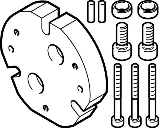 FESTO DHAA-G-Q11-35-B13G-50 (2837283) Adapterbausatz