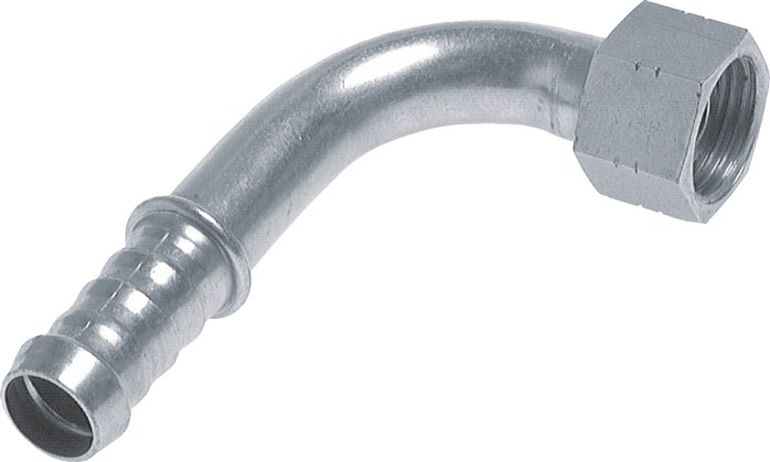 90°-Schlauchnippel G 1/2" Überwurfmutter, 14 - 15mm