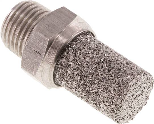 Schalldämpfer NPT 1/8", Edelstahl
