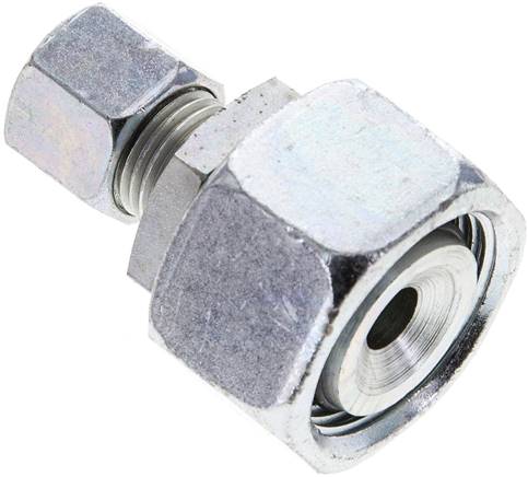 Reduziereinsatz 22 L-10 L (M16x1,5), Stahl verzinkt, mit Dichtkegel und O-Ring