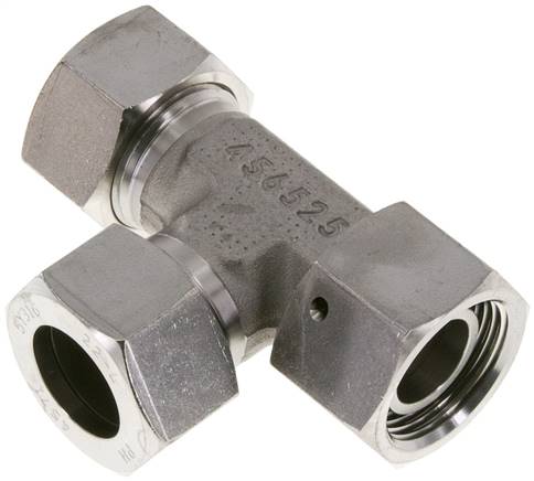 Einstellb. L-Schneidringverschraubung 22 L (M30x2), 1.4571, mit Dichtkegel und O-Ring