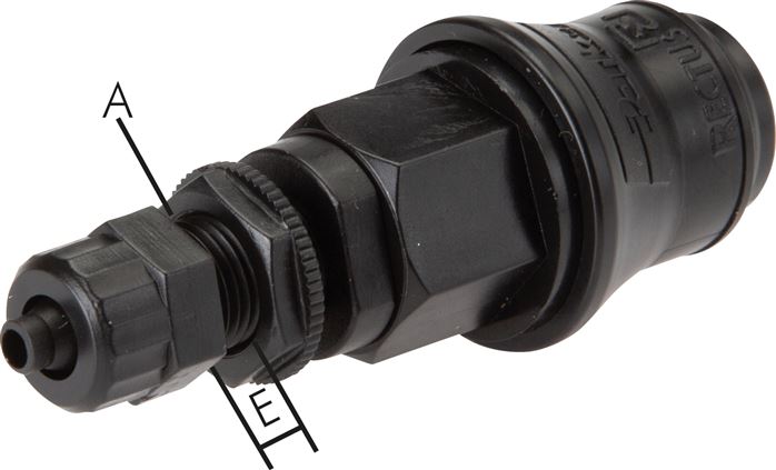 Schott-Schnellkupplung (NW5) 8x6mm Schlauch, POM