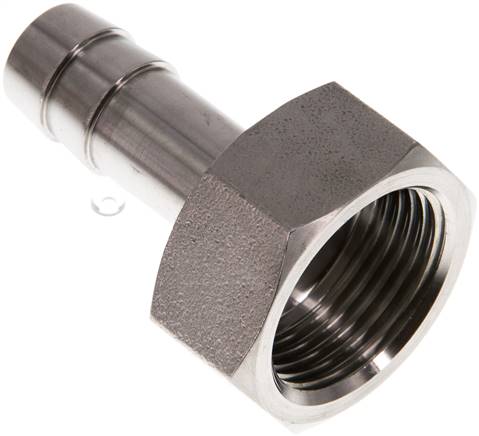 Aufschraub-Schlauchtülle G 3/4"-13 (1/2")mm, 1.4571