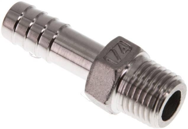 Gewindetülle R 1/4"-9 (3/8")mm, 1.4408