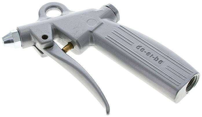 Alu Ausblaspistole, dosierbar G 1/4" mit Kurzdüse Ø 1,5 (Standard)