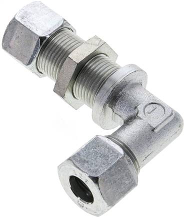 Winkel-Schott-Schneidringverschr. 12 S (M20x1,5), Stahl verzinkt