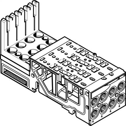 FESTO VMPA1-AP-4-1-EMM-4 (546806) Anschlussplatte