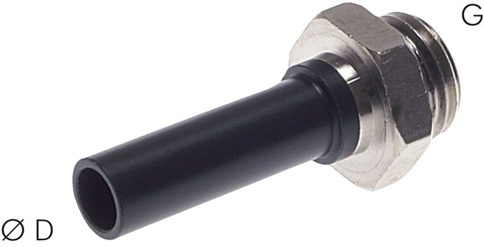 Einschraubtülle G 3/8"-12mm Stecknippel, IQS-Standard