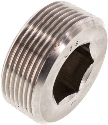 Verschlussstopfen Innenskt. R 1-1/2", V4A