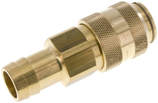Schnellkupplung (NW15) 25 (1")mm Schlauch, Messing