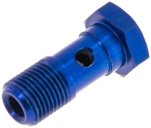 Hohlschraube, 1-fach G 1/8"-23,0mm, Aluminium