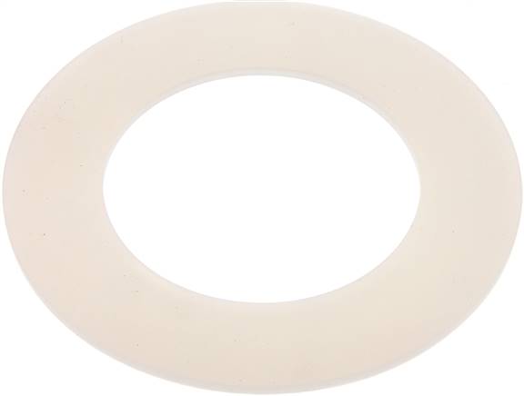 Flanschdichtung DN 65, 77 x 127 x 3mm, Silikon