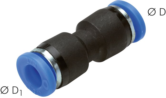 Gerader Steckanschluss 5/16" (7,94 mm)x5/16" (7,94 mm), IQS-Inch