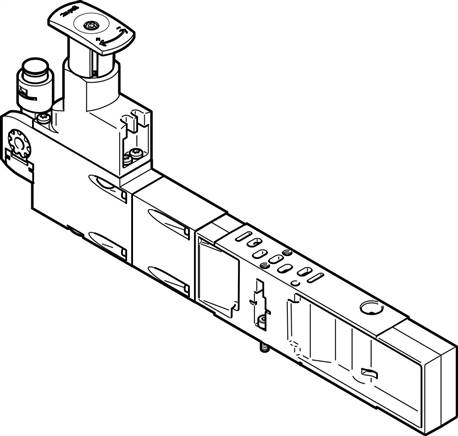 FESTO VABF-S4-2-R1C2-C-10E (560756) Reglerplatte