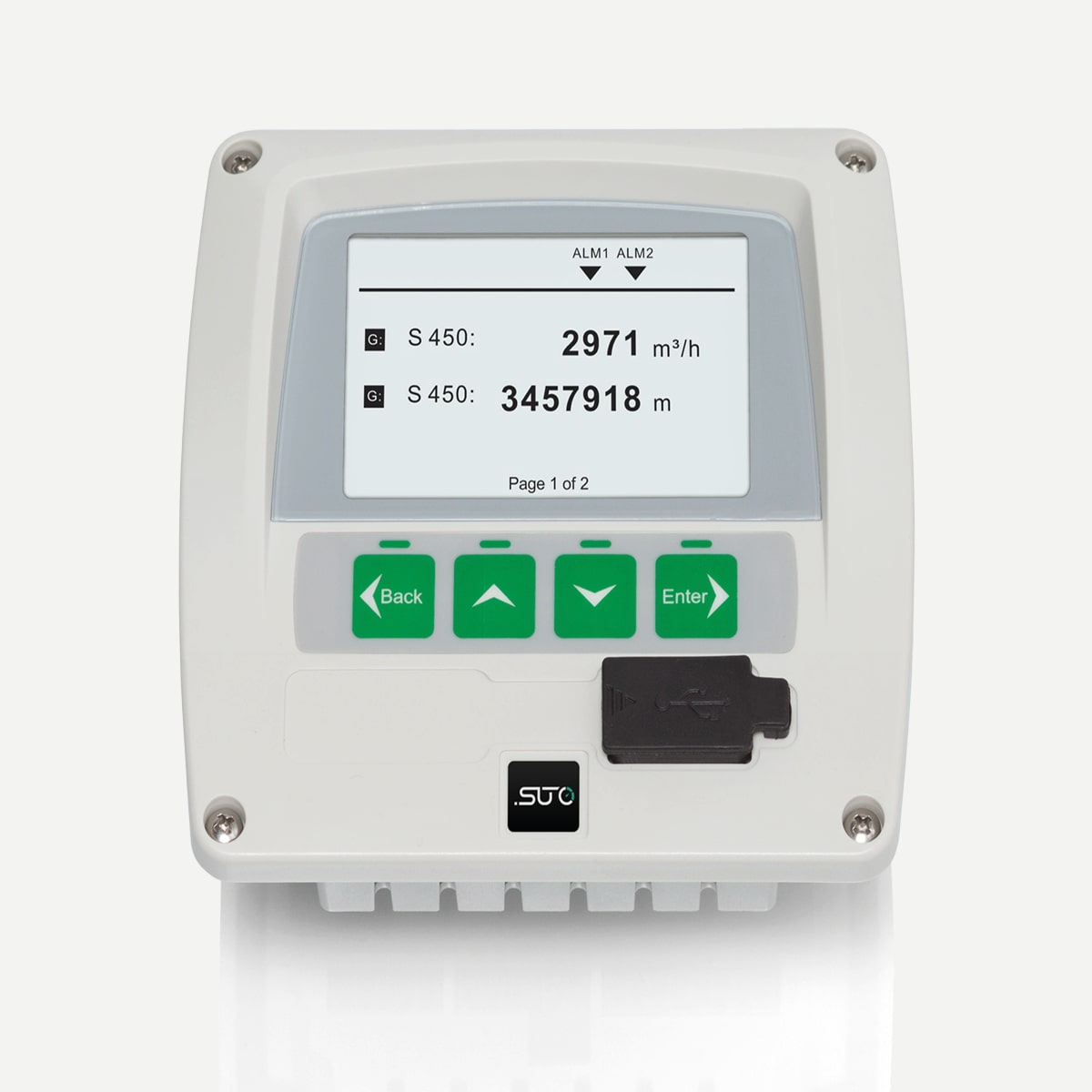 S320 Display Basiseinheit, Panel-Version, 1 SDI- + 1 Analogeingang, 100-240 VAC, Wandgehäuse