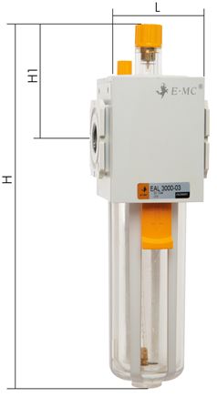 Eco-Line Öler, G 3/8", Kunststoffbehälter, doppelwandig