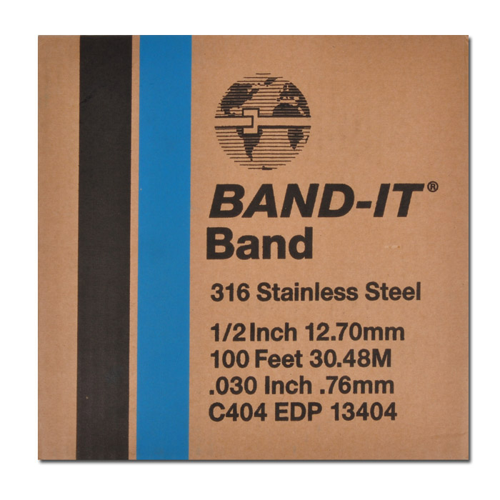 Band-It 316, 9,5 (3/8") mm, Band (30,5 mtr. Rolle)