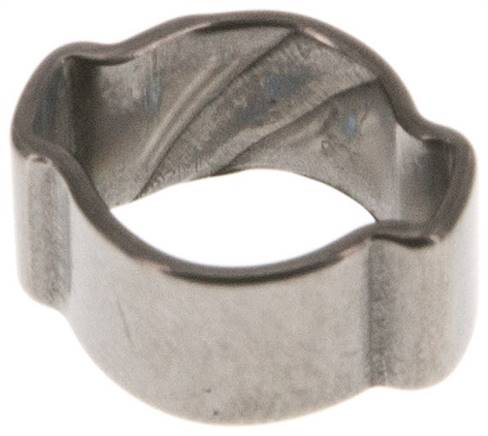 2-Ohr-Schlauchschelle 7 - 9mm, 1.4307 (W4)