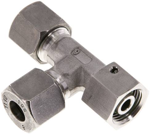 Einstellb. L-Schneidringverschraubung 18 L (M26x1,5), 1.4571, mit Dichtkegel und O-Ring