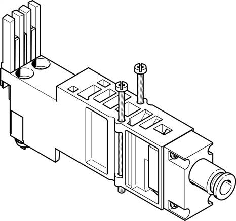 FESTO VMPA2-VSP-QS1/4 (8035442) Vertikal-Versorgungsplatte