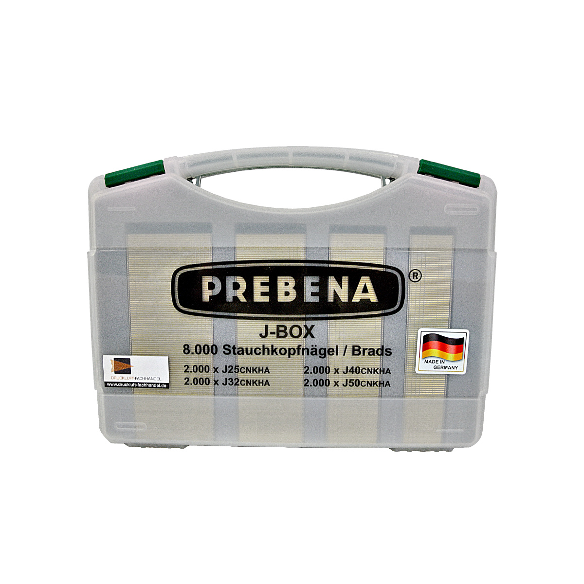 AKTION DF-Spar-Set Prebena Profi-Combi-Druckluftnagler 2P-J/ES40COMBI + ES-Box + J-Box + Systainer